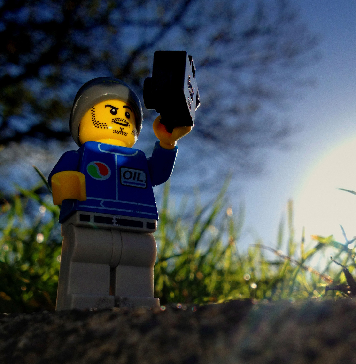 LEGO Minifig Photographer Journalist Camera Creator Friends City Town Adventurer 