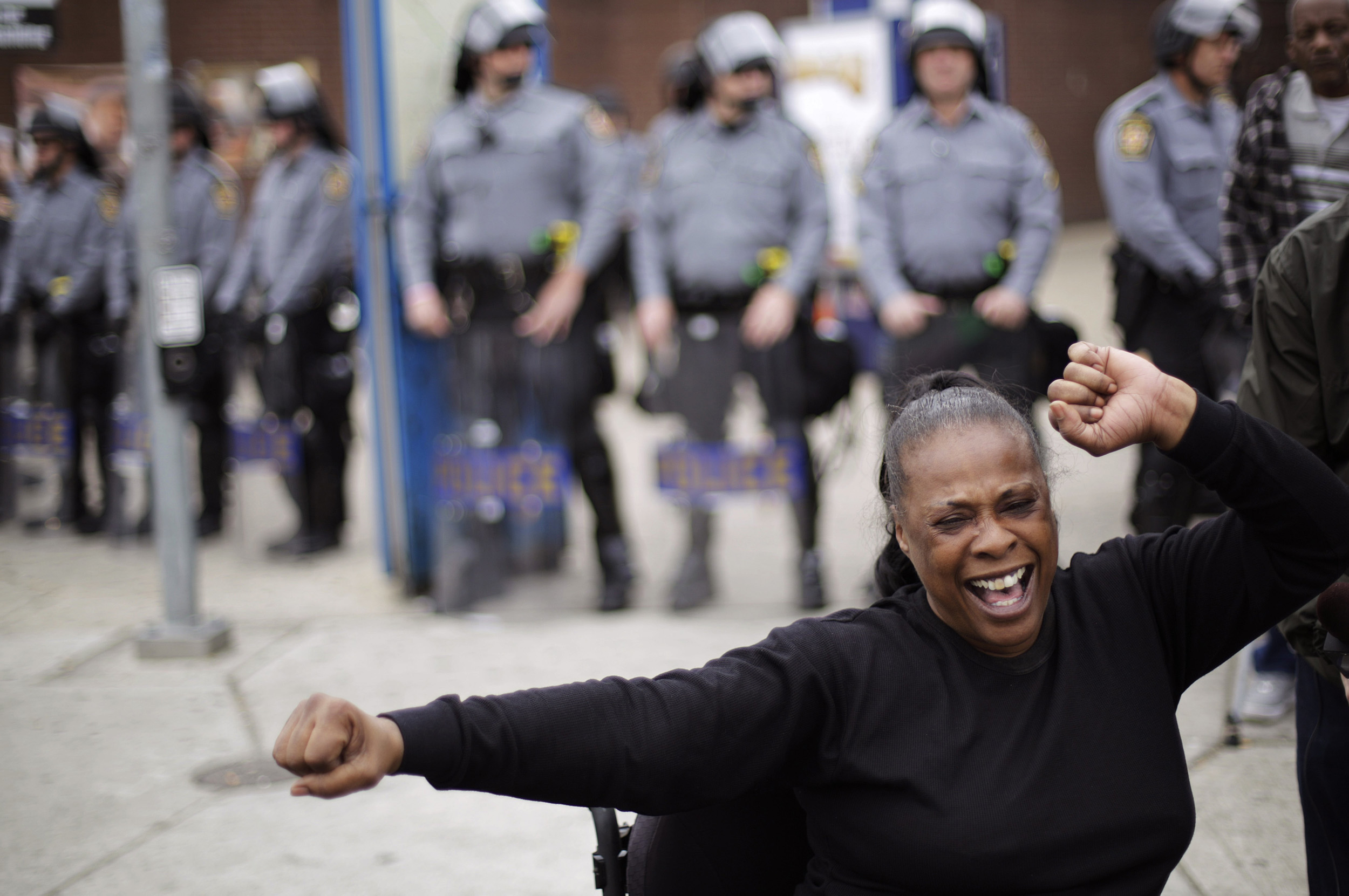 Baltimore Reacts After Police Officers Charged in Freddie Gray.