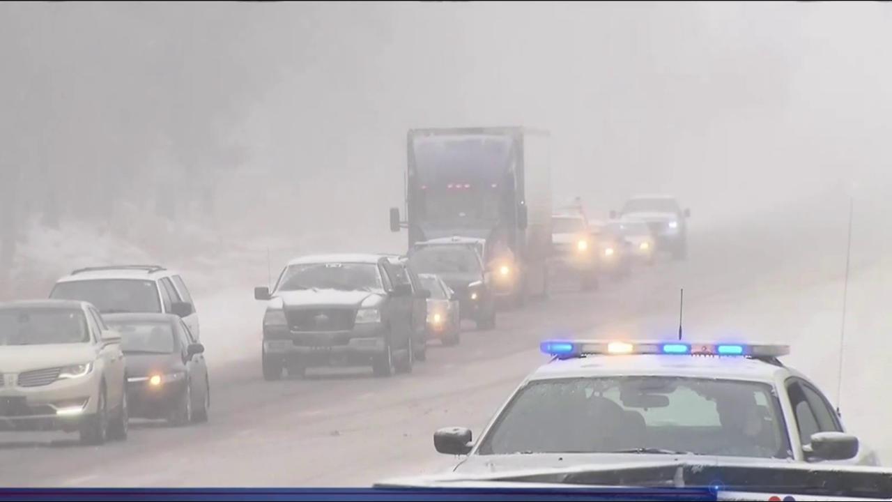 Blizzard Conditions Paralyze Southern States as Storm Moves North