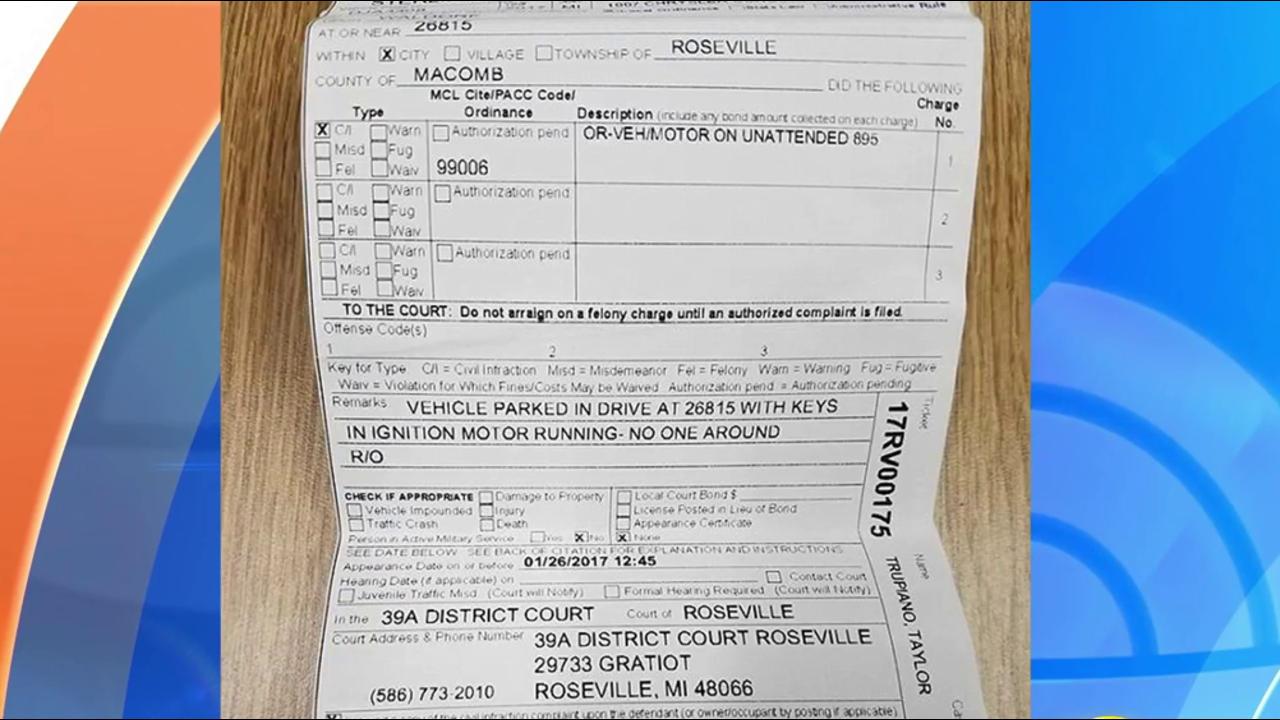 Man gets fined $128 for warming up car in his own driveway