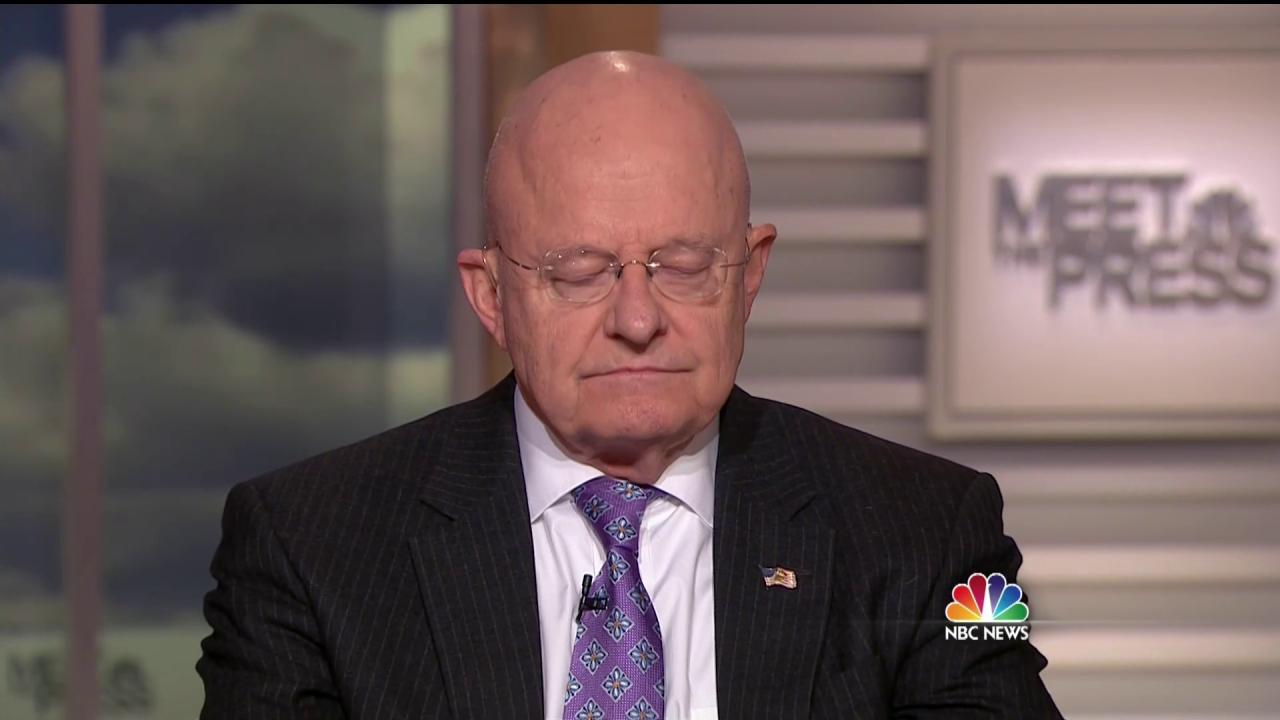 Clapper: 'I Can Deny' Wiretap of Trump Tower