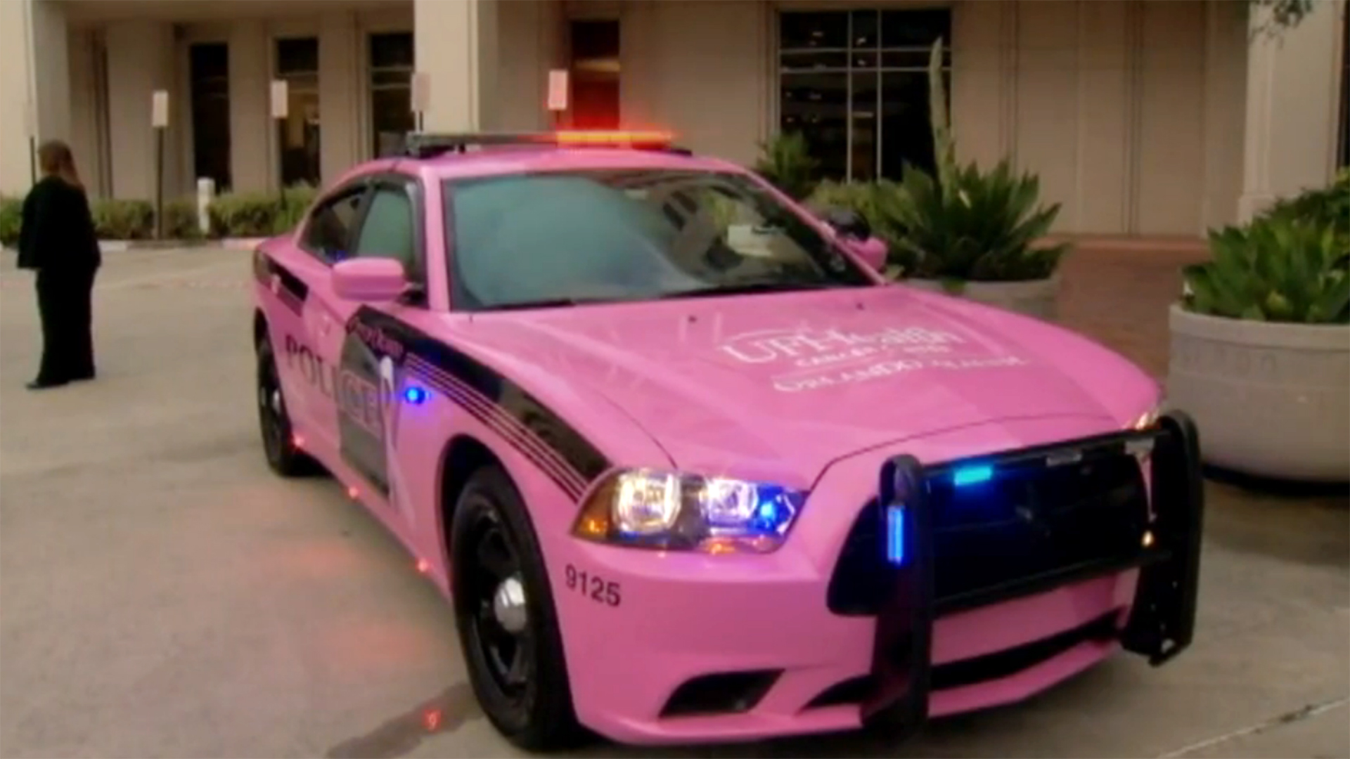 Cop Battling Stage 4 Breast Cancer Gets Pink Patrol Car  NBC News