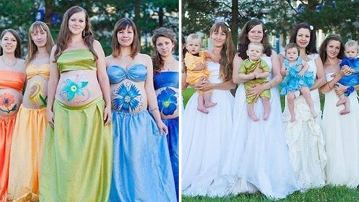Stunning 'rainbow babies' photo inspires stories of loss ...