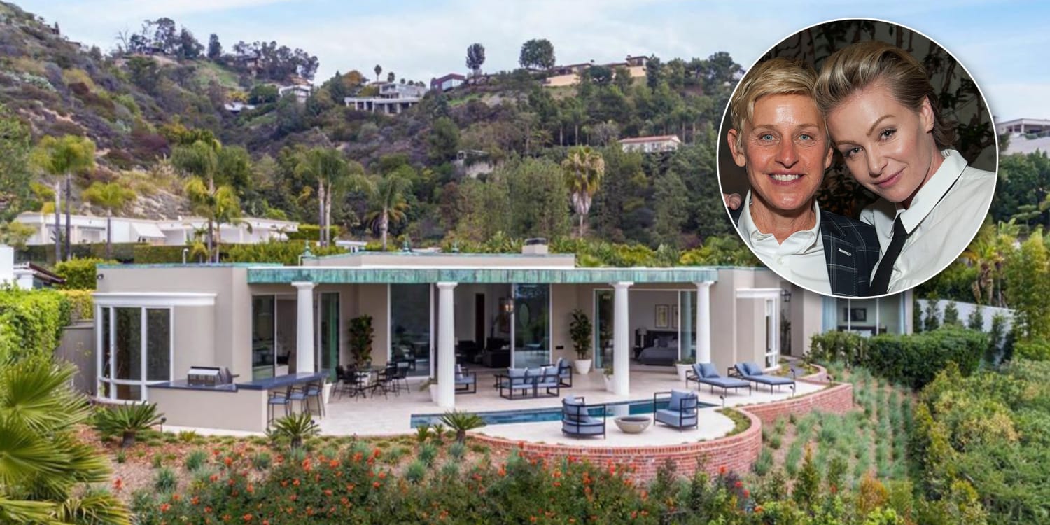 Portia De Rossis Hus i Beverly Hills, California, USA