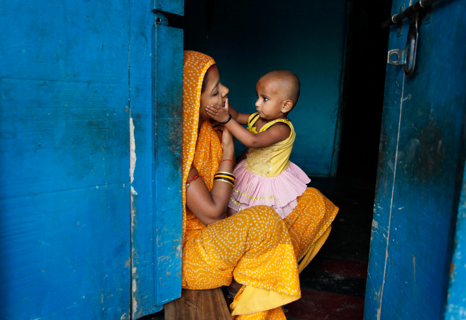 A mother's love in India