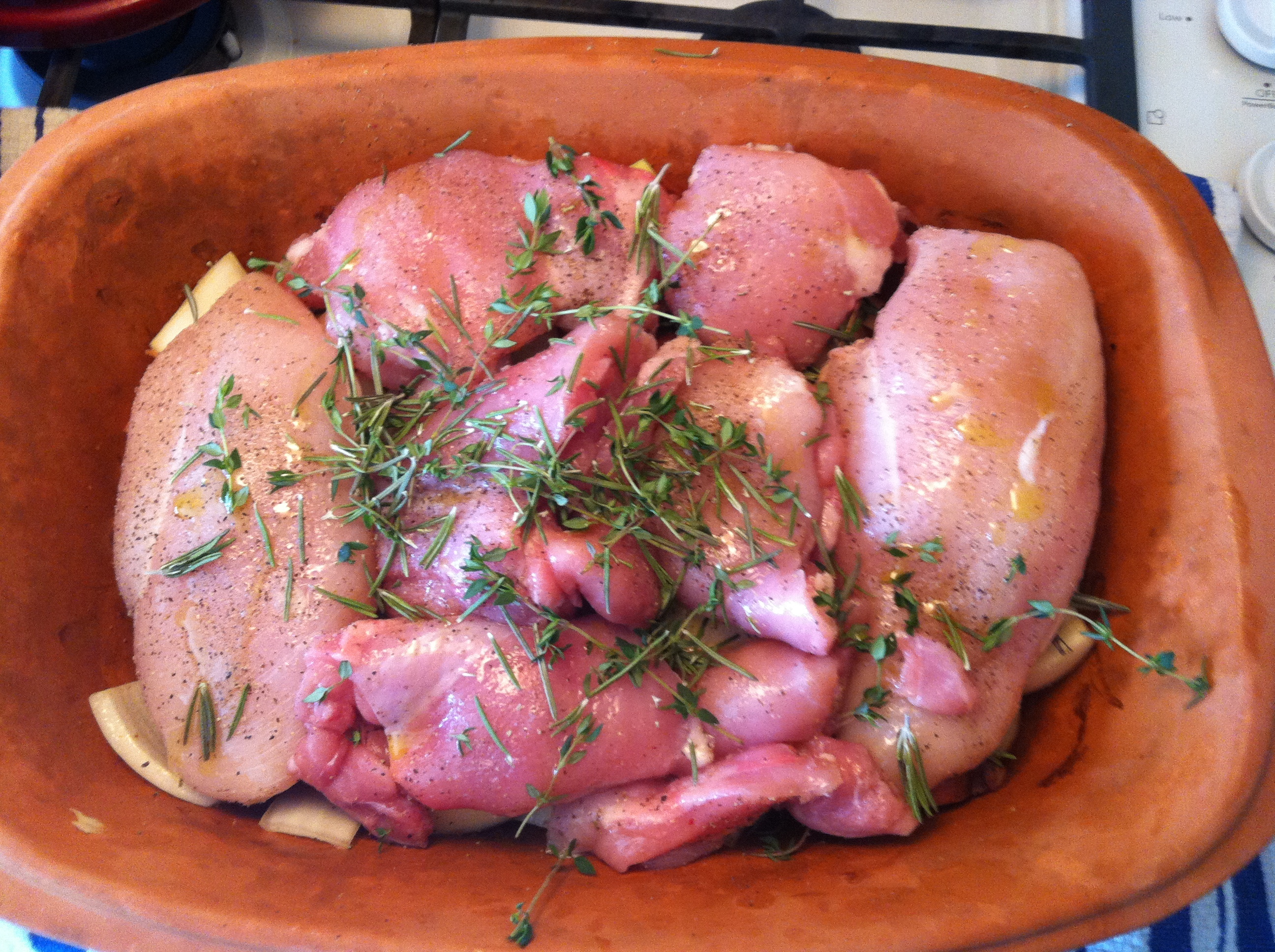 Romertopf Roast Chicken or Clay Pot Chicken - My Turn for Us