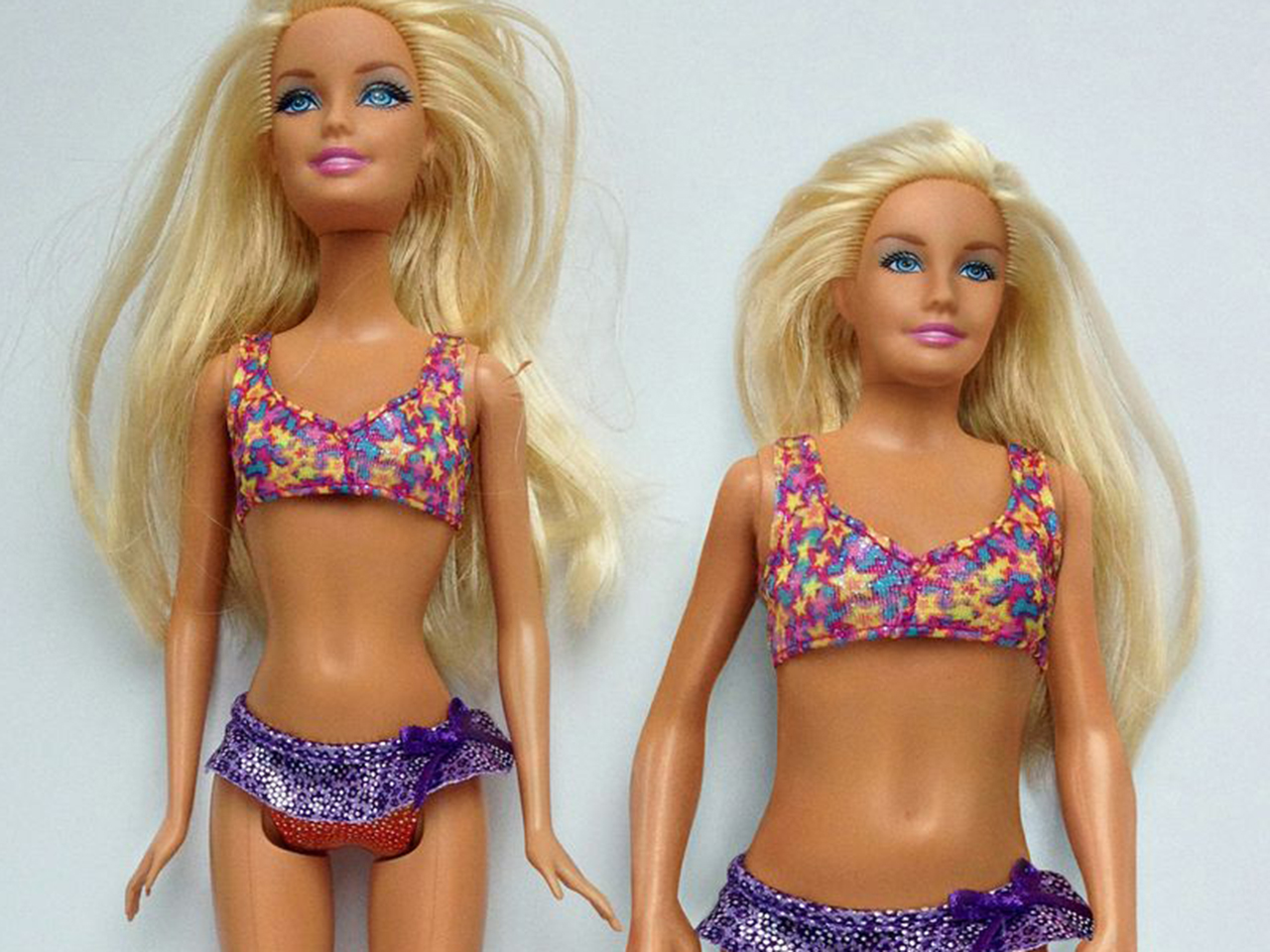 average size barbie