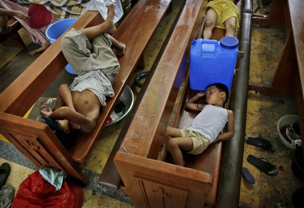 Tacloban survivors after Typhoon Haiyan, courtesy NBC News