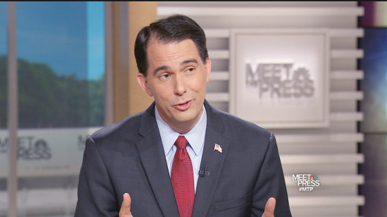 Walker would consider building wall on Canadian border