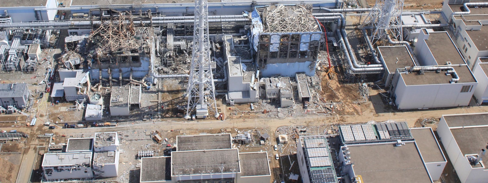 Image: An aerial view of the Fukushima Daiichi Nuclear Power Station is seen in Fukushima Prefecture