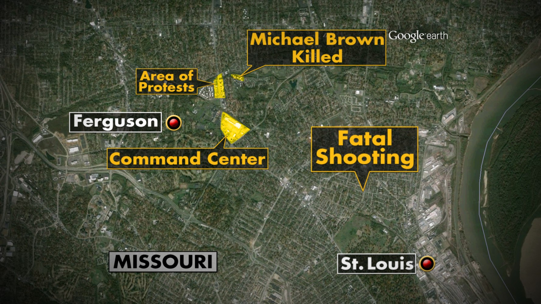 St. Louis Cops Shoot and Kill Man Near Ferguson, Crowd Gathers - NBC News