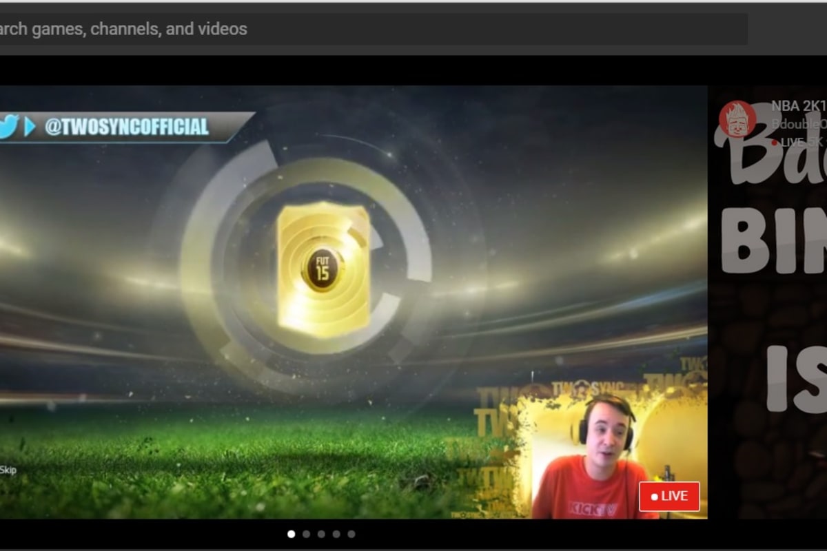 YouTube Launches Live-Streaming Video Game Service