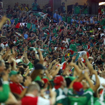 Image: Mexico fans chanted a gay slur at a game in Arizona on Sunday, despite being fined by FIFA for previous homophobic slurs.
