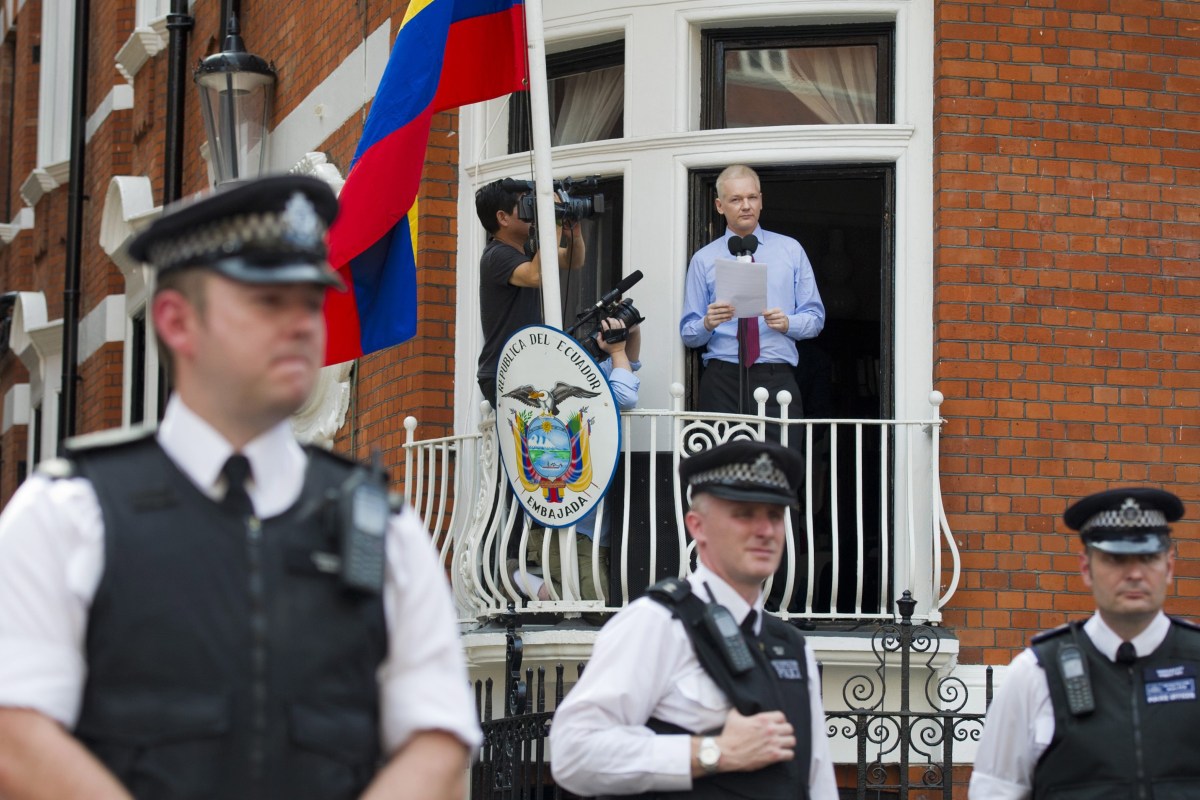 Julian Assange Has Internet Access Again... Sort Of