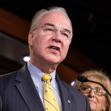 Image: Chairman of the House Budget Committee Tom Price (R-GA) announces the House Budget during a press conference