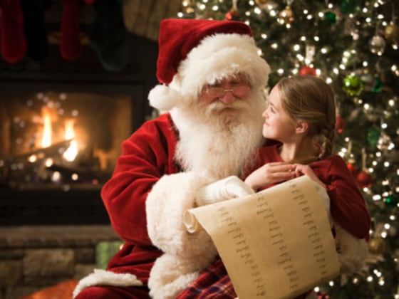 Image result for kids with santa