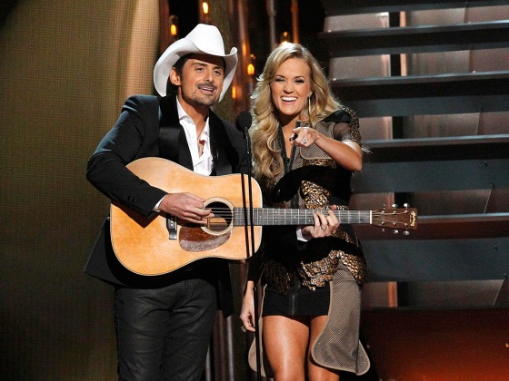 Image: Brad Paisley and Carrie Underwood