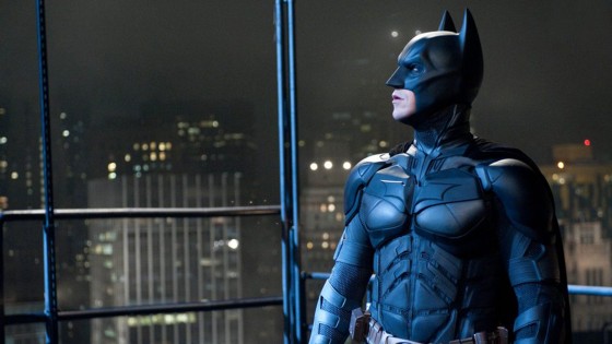 Christian Bale as Batman in "The Dark Knight Rises"."

