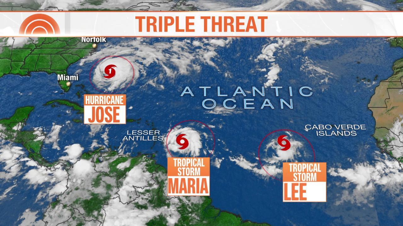 3 named storms brewing in the Atlantic - NBC News