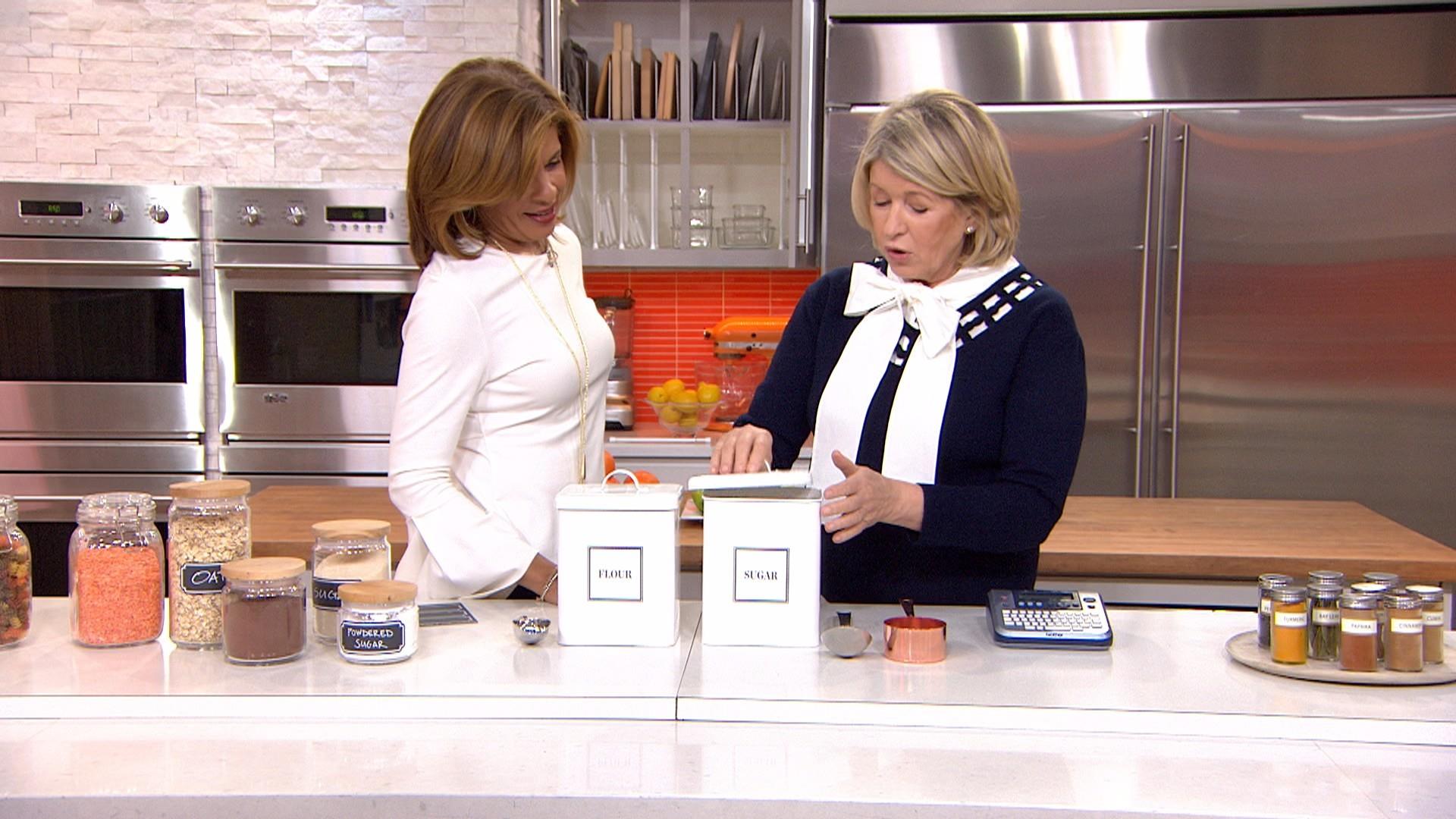 Martha Stewart shows how to get your kitchen organized