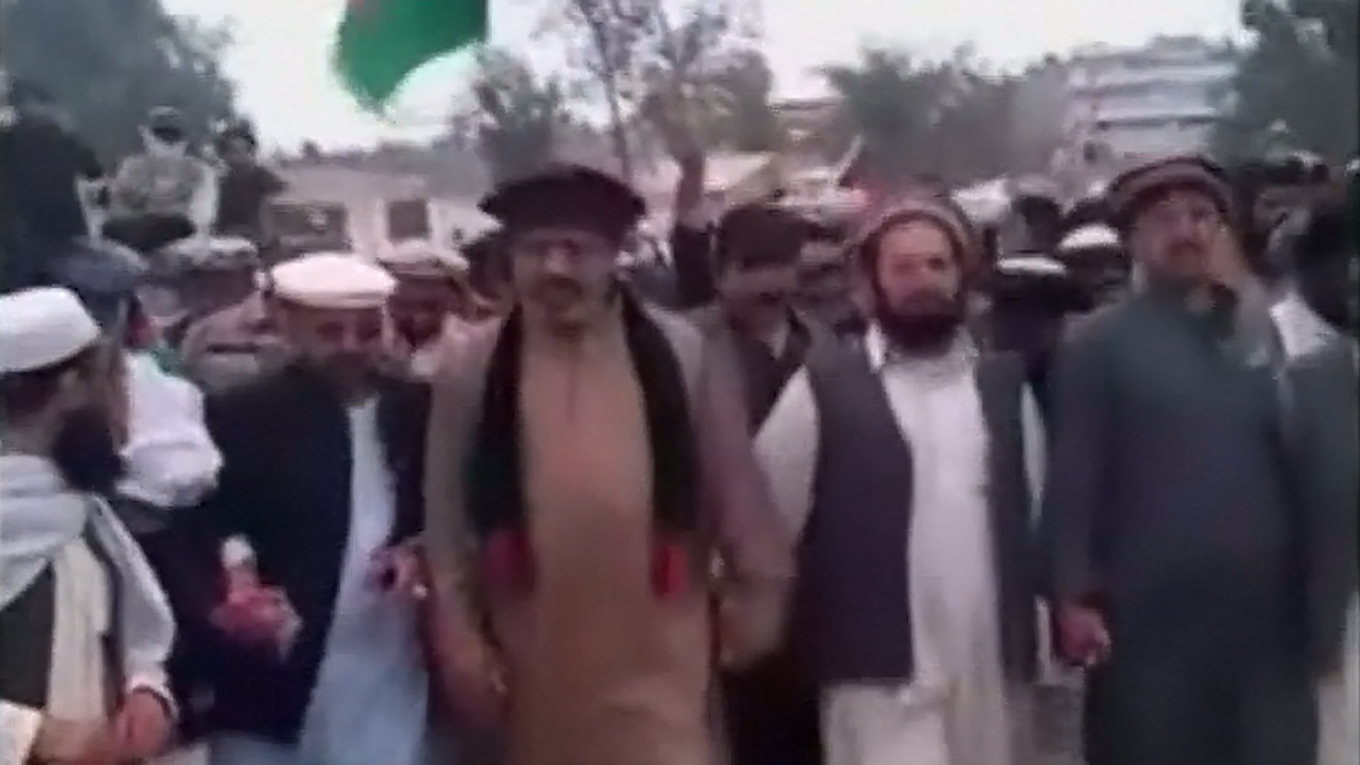 Camera Captures Moment Suicide Bomber Attacks Afghan March