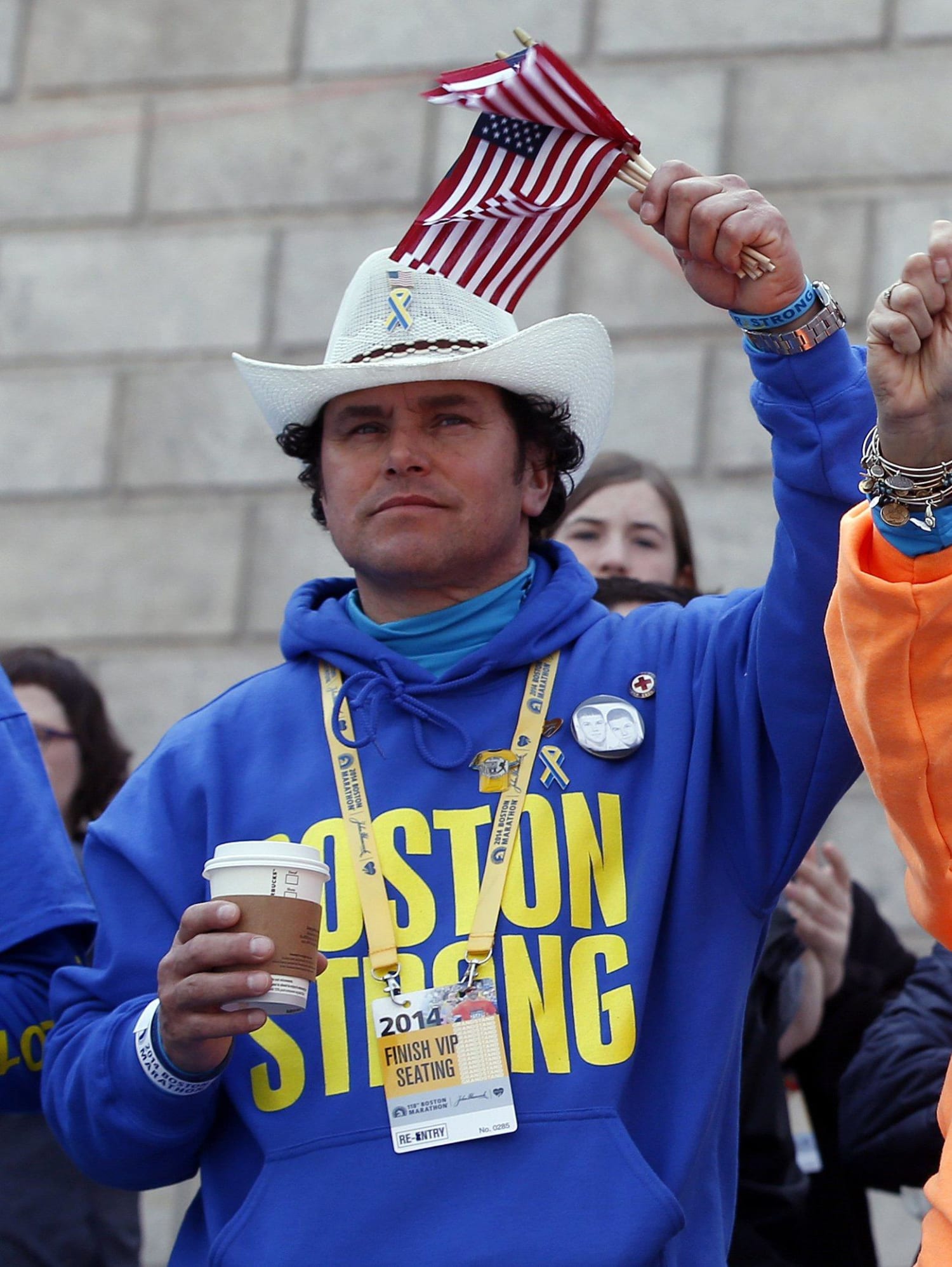 Spotted: Cowboy Hat 'Hero' at Boston Finish Line - NBC News