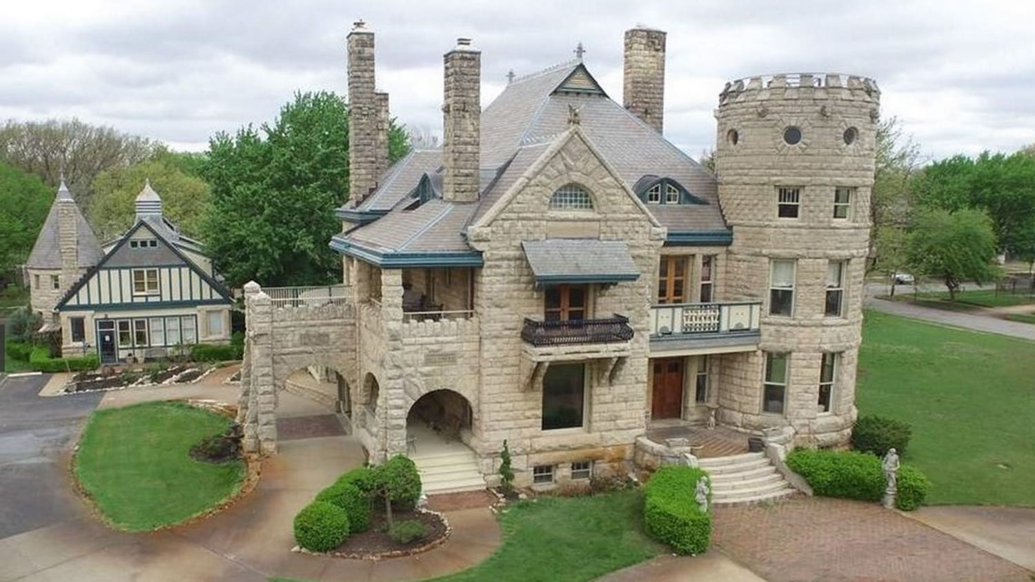 Forget McMansions or tiny homes  5 U S castles  for sale 