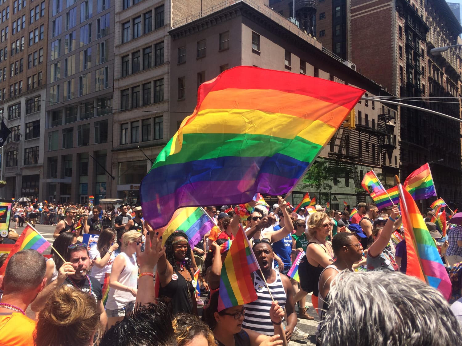 Latinos Remember Orlando, and Celebrate Unity, at Gay Pride Parade