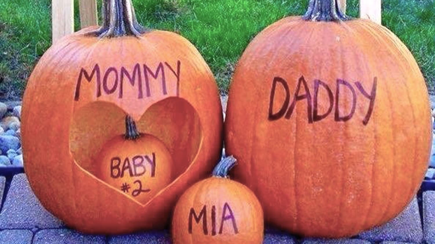 pumpkin birth announcement