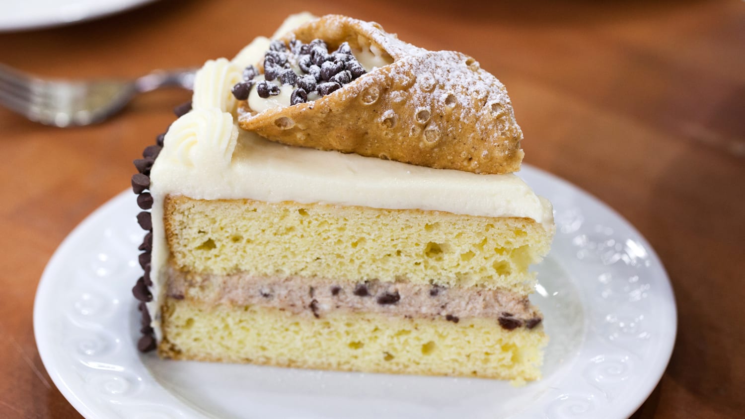 Image result for cannoli cake