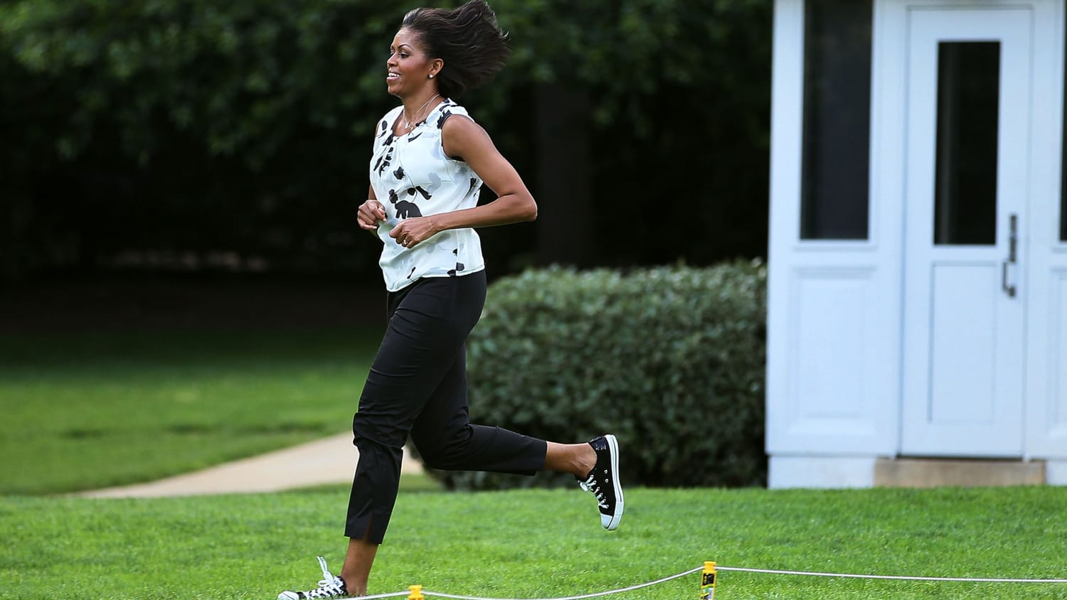 Image result for Michelle Obama running