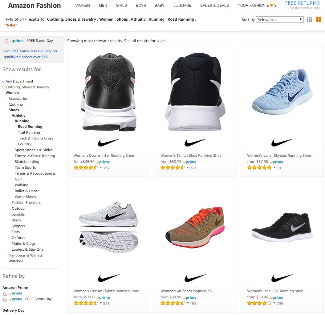 are nike shoes on amazon real