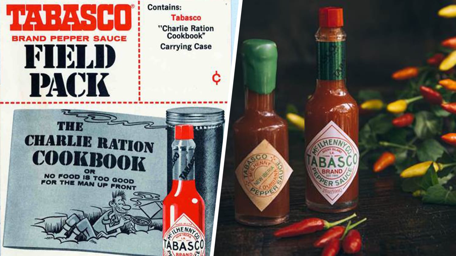 Image result for military issue tabasco hot sauce