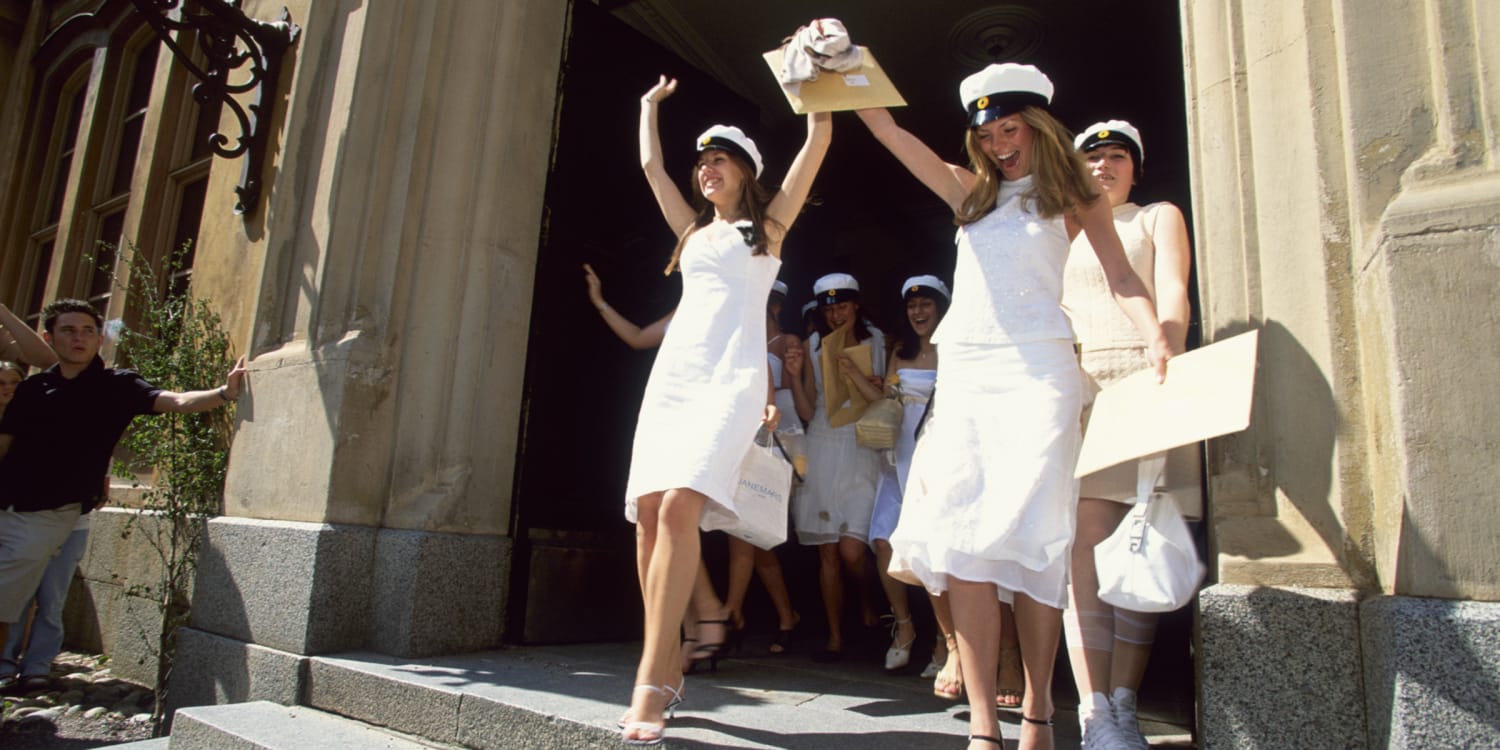 girls white graduation dress