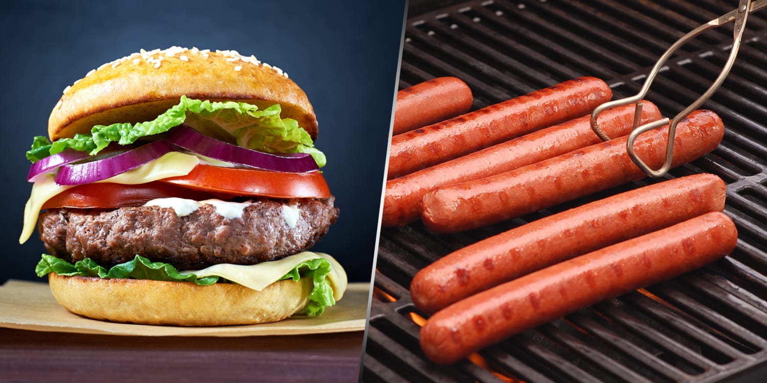 Which is healthier: A hot dog or hamburger?