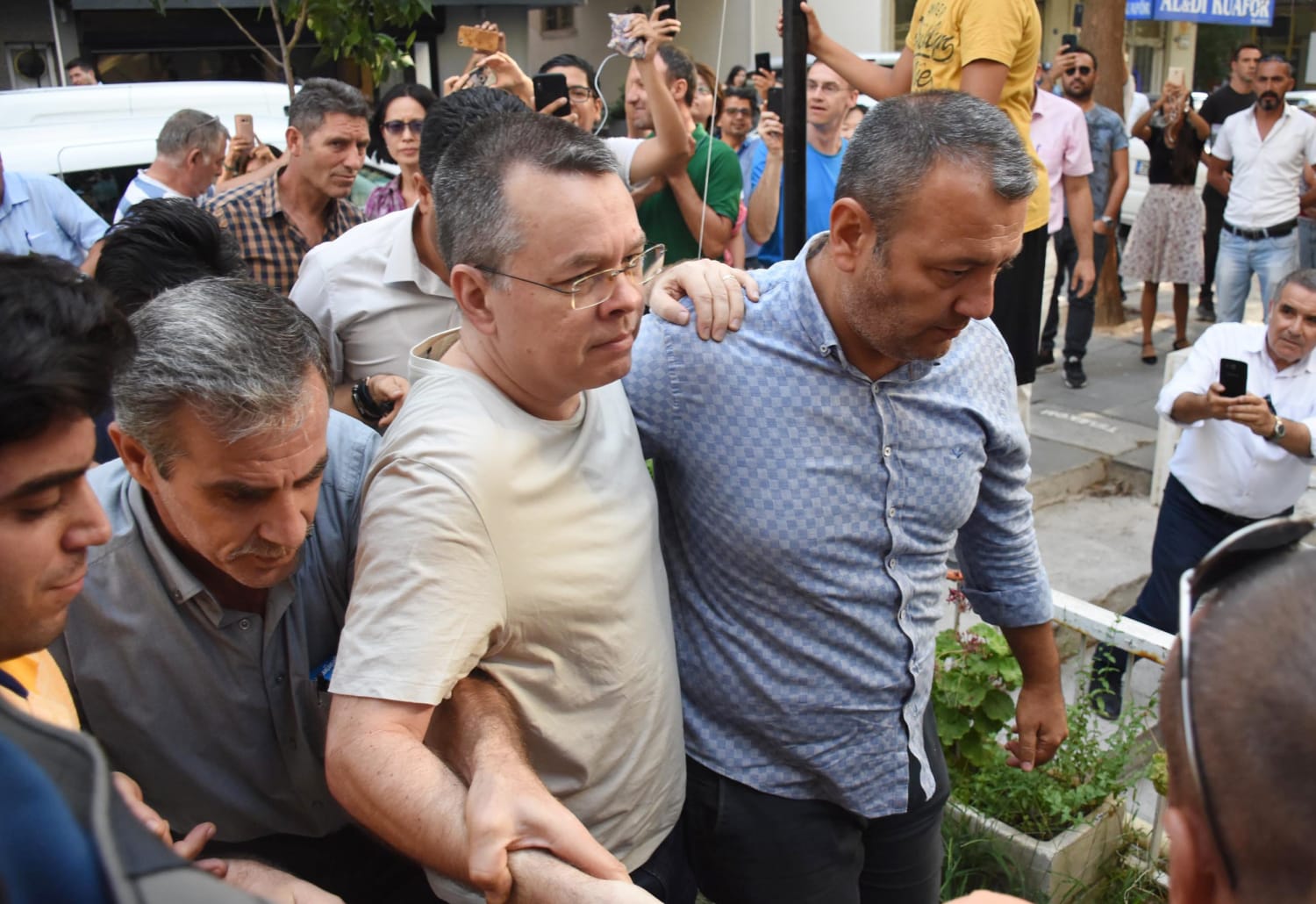 U.S. pastor Andrew Brunson released from prison in Turkey, under house arrest