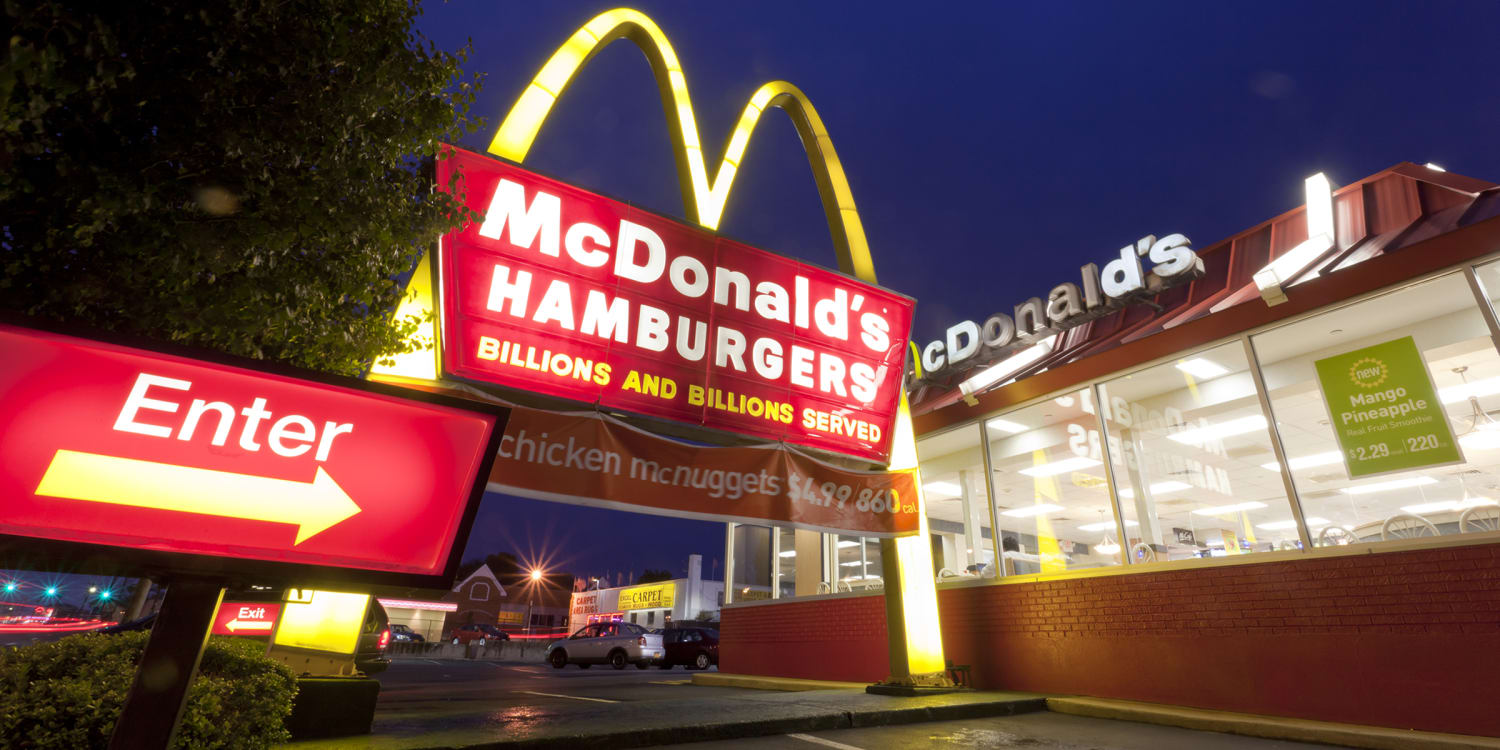 Image result for mcdonalds at night picture