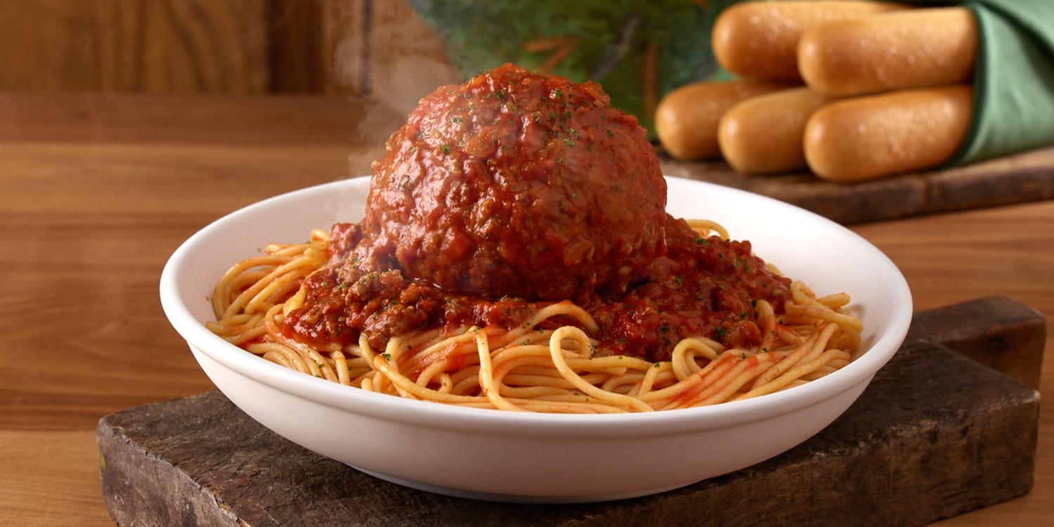 Olive Garden Debuts Giant Meatball And Giant Chicken Parmesan