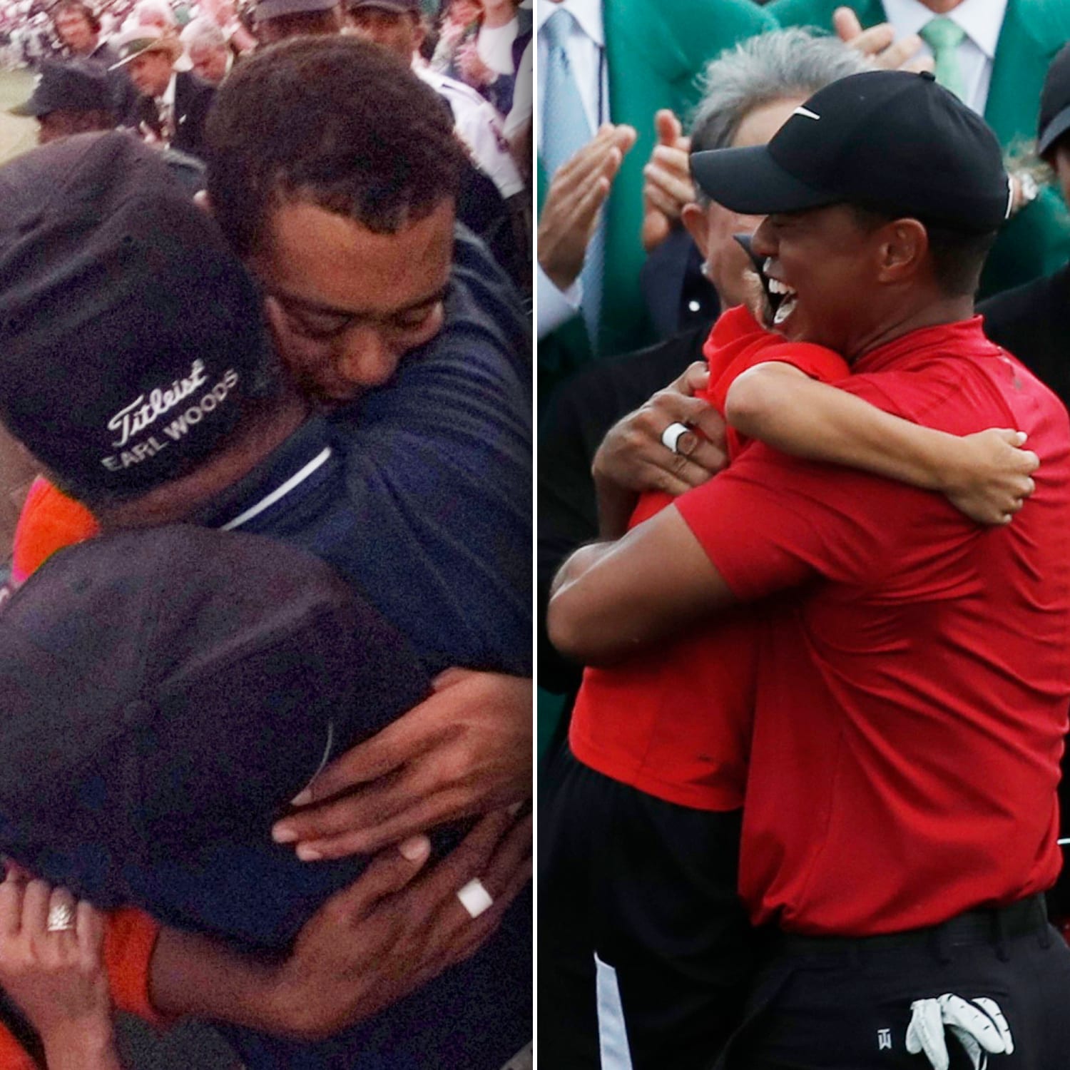 Tiger Woods Embraces His Kids After His 2019 Masters Win In Augusta