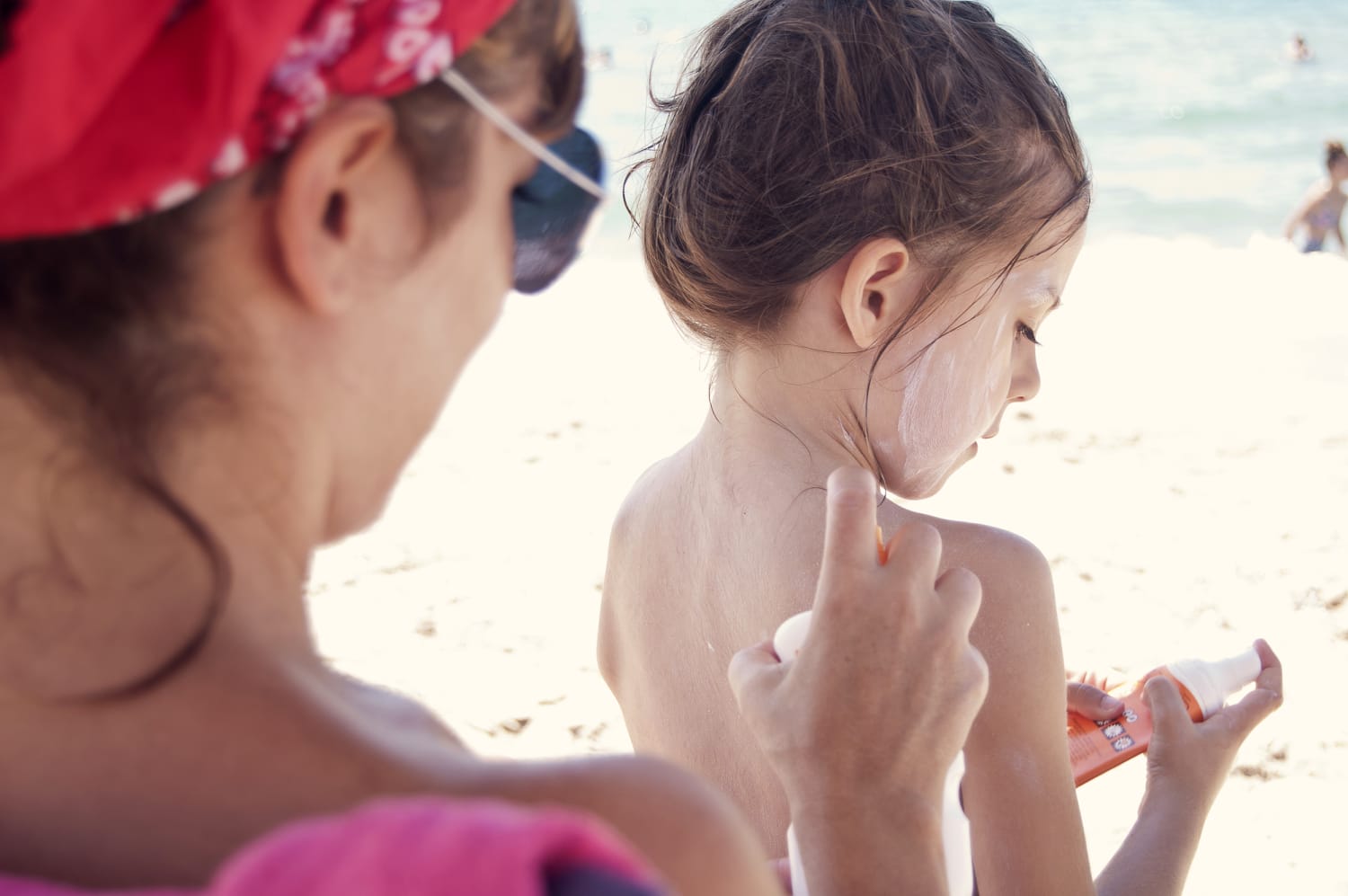 sunscreen for children's faces