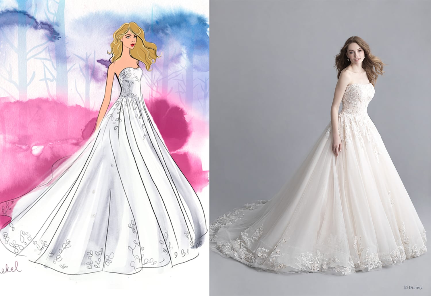 disney princess bridesmaid dresses