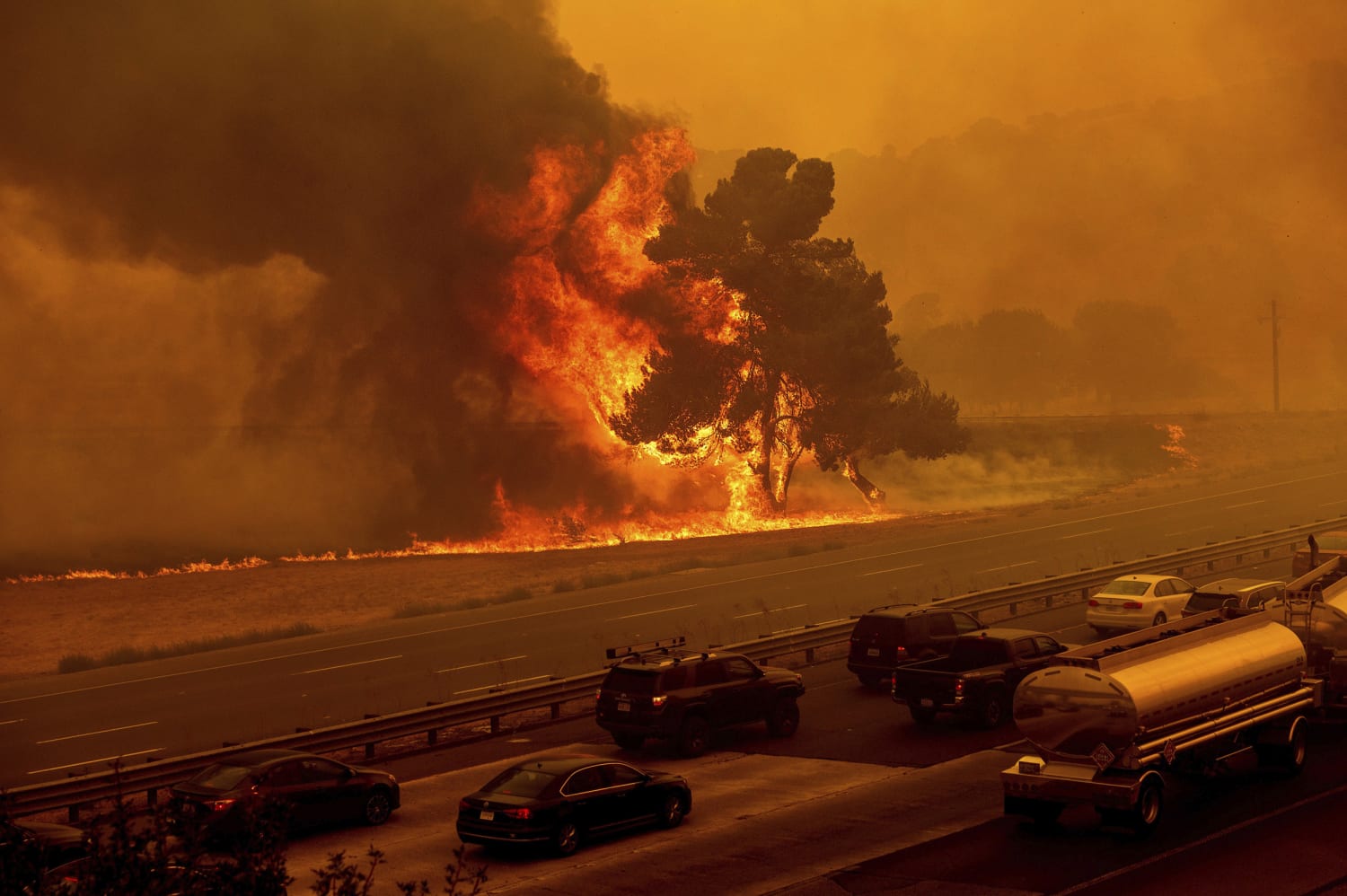 Firefighters are stretched thin as flames rage across California