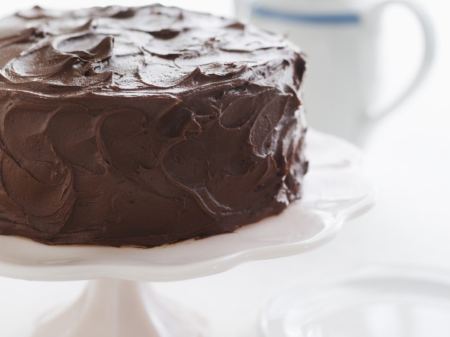 Gluten-free chocolate birthday cake with chocolate ...