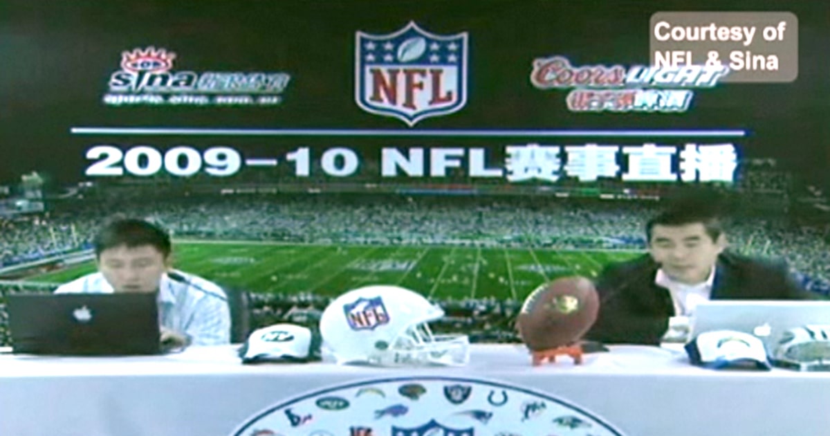 NFL fans bring football to China