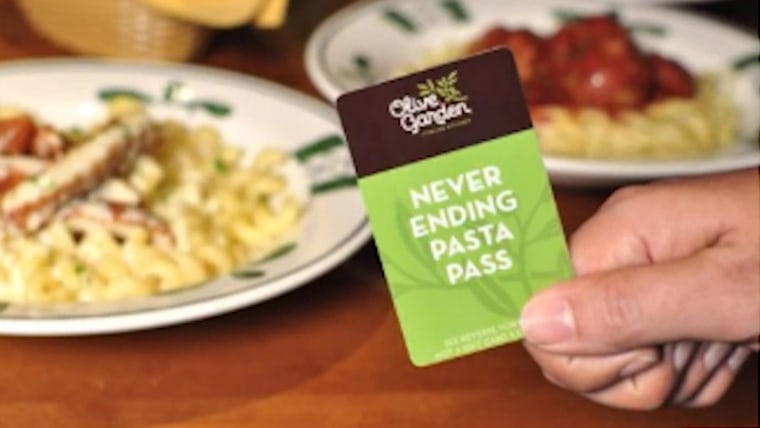 Utah Man Feeds Homeless With Unlimited Olive Garden Pasta Pass