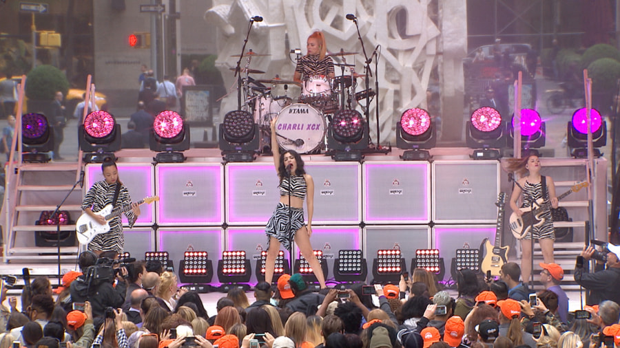 Charli XCX performs live for TODAY show concert series