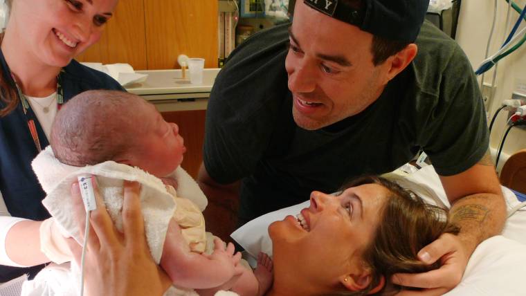 Photo of Carson Daly  & his  Daughter  London Rose Daly