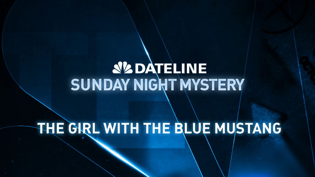 Preview Sunday Night Mystery The Girl With The Blue Mustang Nbc News