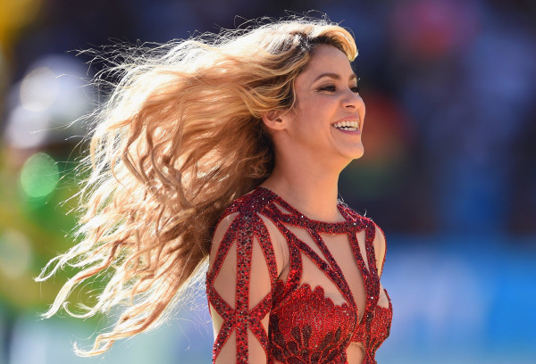 Image: Singer Shakira performs during the closing ceremony prior to the 2014 FIFA World Cup Brazil Final match