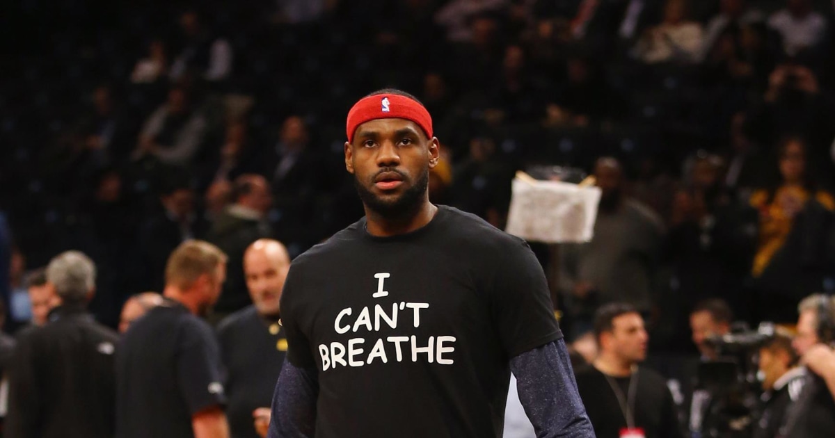 LeBron James and Kyrie Irving Wear 'I Can't Breathe' Shirts